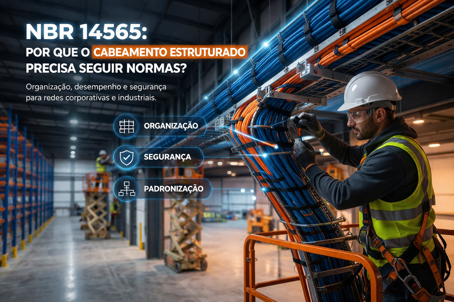 NBR 14565: conheça a importância da norma que regulamenta os cabeamentos estruturados